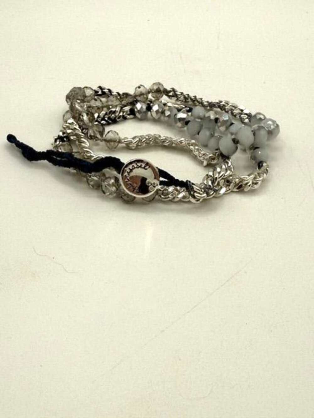 Chloe + Isabel Gemstones Chain Crystals Wrap Bracelet or Necklace